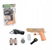 Zabawki militarne - Zestaw wojskowy z pistoletem - miniaturka - grafika 1