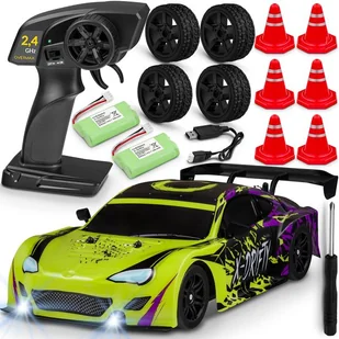 Samochód Auto RC DRIFT DRIFTING do DRIFTU ZDALNIE STEROWANY 1:16 20km/h - Zabawki zdalnie sterowane - miniaturka - grafika 1