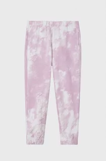 Spodnie damskie - Calvin Klein Jeans Jeans Spodnie dziecięce kolor różowy wzorzyste - grafika 1