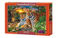 Puzzle - Castorland Puzzle 2000 el. C-200825 Tiger Family - - miniaturka - grafika 1