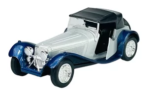 Welly Old Timer Ss Jaguar 100 Z Dachem Srebrny 1:34 Samochód Nowy Metalowy Model - Samochody i pojazdy dla dzieci - miniaturka - grafika 1