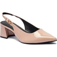 Czółenka - Guess Czółenka na słupku ZABELA z dodatkiem skóry - miniaturka - grafika 1