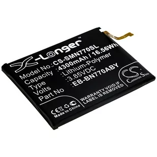 Cameron Sino Samsung Galaxy Note 10 Lite EB-BN770ABY 4300mAh 16.56Wh Li-Polymer 3.85V CS-SMN770SL - Baterie do telefonów - miniaturka - grafika 1
