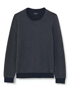 Teddy Smith Sweter męski, Total Navy, XL - Swetry męskie - miniaturka - grafika 1