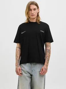 Jack & Jones Koszulka "Jorbillyburg Photo" w kolorze czarnym - Koszulki męskie - miniaturka - grafika 1