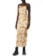 Sukienki - PINKO Damska sukienka Acerenza Abito Jersey Di Coton, Cc5_camello/beżowy, XS - miniaturka - grafika 1