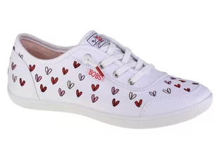 Skechers Bobs B słodkie kapcie damskie, Białe płótno wielobarwne, 36 EU - Kapcie damskie - miniaturka - grafika 1