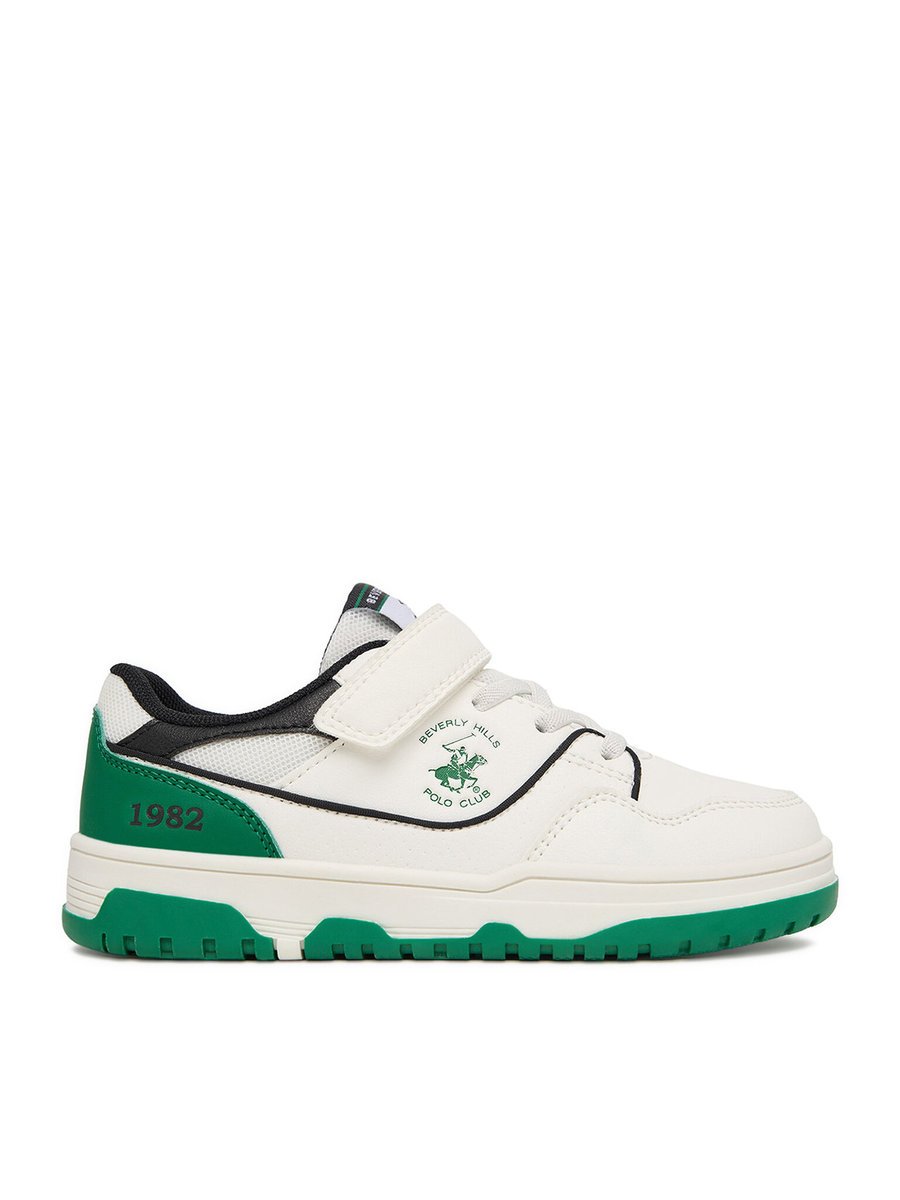 Beverly Hills Polo Club Sneakersy Chłopiec Biały BEVERLY HILLS POLO CLUB-EO-V9-25021A Biały Zielony
