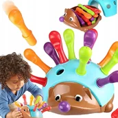 Zabawki sensoryczne - KingSzop Edukacyjny Jeżyk Sorter Sensoryczny Montessori Nauka i Zabawa - miniaturka - grafika 1