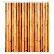 Zasłony prysznicowe - Pomarańczowa zasłonka prysznicowa Wenko Babusa - miniaturka - grafika 1