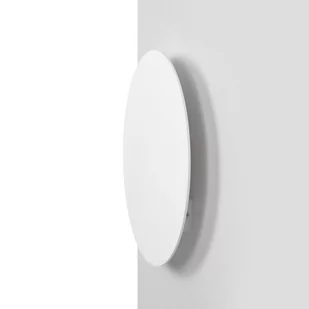 Biały kinkiet, koło o średnicy 30cm, do korytarza K-5322 z serii PERO - Lampy ścienne - miniaturka - grafika 1
