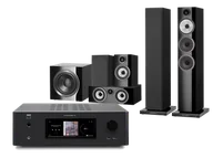 Kino domowe - NAD T778 (czarny) + 704 S3 + 707 S3 + HTM72 S3 + DB4S (czarny) - miniaturka - grafika 1