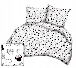 pościel bawełna lux 200x220 + 2 poszewka B 255-4 miki kokardy różowo białe - Pościel pościel bawełna lux 200x220 + 2 poszewka B 255-4 miki kokardy różowo białe - Pościel - miniaturka - grafika 1