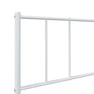 Metalowa rama łóżka z wezgłowiem, biała, 90x190 cm Lumarko! - Łóżka Metalowa rama łóżka z wezgłowiem, biała, 90x190 cm Lumarko! - Łóżka - miniaturka - grafika 10