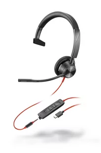 Poly Blackwire 3315, BW3315 przewodowy zestaw słuchawkowy mono z USB-C - Akcesoria do telefonów stacjonarnych - miniaturka - grafika 1