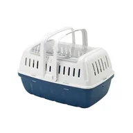 Transportery dla kotów - Transporter hipster s 23x17x16 cm granat MODERNA - miniaturka - grafika 1