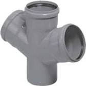 Magnaplast Czwórnik 67° kanalizacji wewnętrznej HTDA 50mm 11400