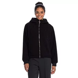 FILA Damska kurtka z kapturem Bolgrad Cropped Sherpa, Moonless Night, L - Kurtki damskie - miniaturka - grafika 1