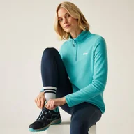 Bluzy damskie - Regatta Polar damski z suwakiem 1/2 Sweethart Turkusowy, Rozmiar: 42 - miniaturka - grafika 1