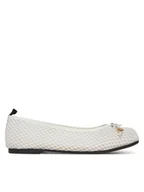 Baleriny - LOVE MOSCHINO Baleriny JA11051G0MIQ0100 Biały - miniaturka - grafika 1