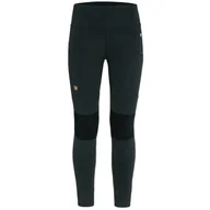 Spodnie sportowe damskie - Damskie legginsy Fjällräven Abisko Trekking Tights HD W Rozmiar: S / Kolor: czarny - miniaturka - grafika 1