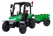Pojazdy elektryczne dla dzieci - Traktor BLAST Z Przyczepką Zielony - miniaturka - grafika 1