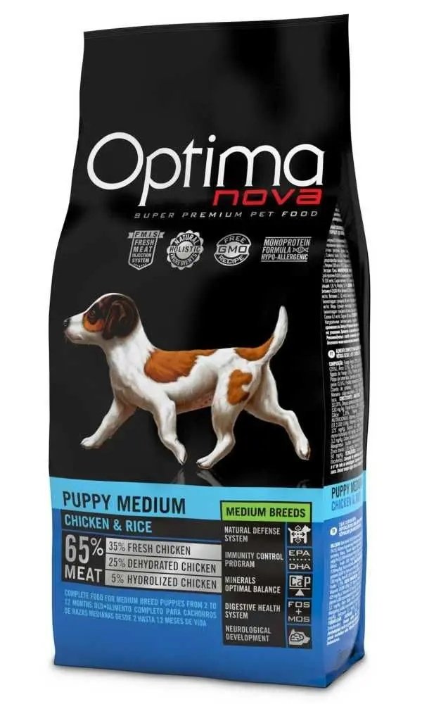OPTIMAnova dog  PUPPY MEDIUM - 12kg
