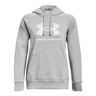 Koszulki i topy damskie - Under Armour Damska koszulka UA Rival Fleece Big Logo Hdy - miniaturka - grafika 1