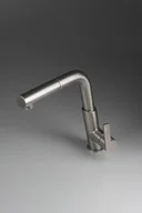 Baterie kuchenne - Deante Silia Bateria kuchenna z wyciągną wylewką titanium BQSD73M - miniaturka - grafika 1