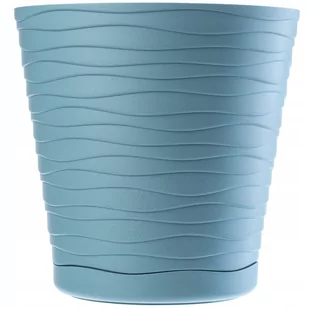Doniczka Osłonka Z Podstawką Donica Kolory 17Cm - Donice - miniaturka - grafika 1