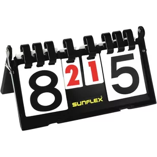 Tablica wyników do tenisa stołowego Sunflex Scorer 21 pkt., 5 setów - Wyposażenie sportowe i gimnastyczne - miniaturka - grafika 1