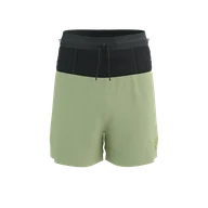 Spodnie sportowe damskie - COMPRESSPORT Spodenki biegowe TRAIL RACING OVERSHORT nile - miniaturka - grafika 1