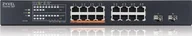 Switche - Switch ZyXEL Switch XMG1915-18EP, 16-port 2.5GbE, 2 SFP+, 8 x PoE++ 180W Smart Switch, hybird mode, standalone or NebulaFlex Cloud - miniaturka - grafika 1