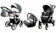 Wózki dziecięce - BabyLux White Lux 3w1 5903689797399 - miniaturka - grafika 1