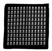 Dodatki do strojów karnawałowych - Chusta Pirata Bandama Czaszki Różne Wzory 50X50Cm - miniaturka - grafika 1