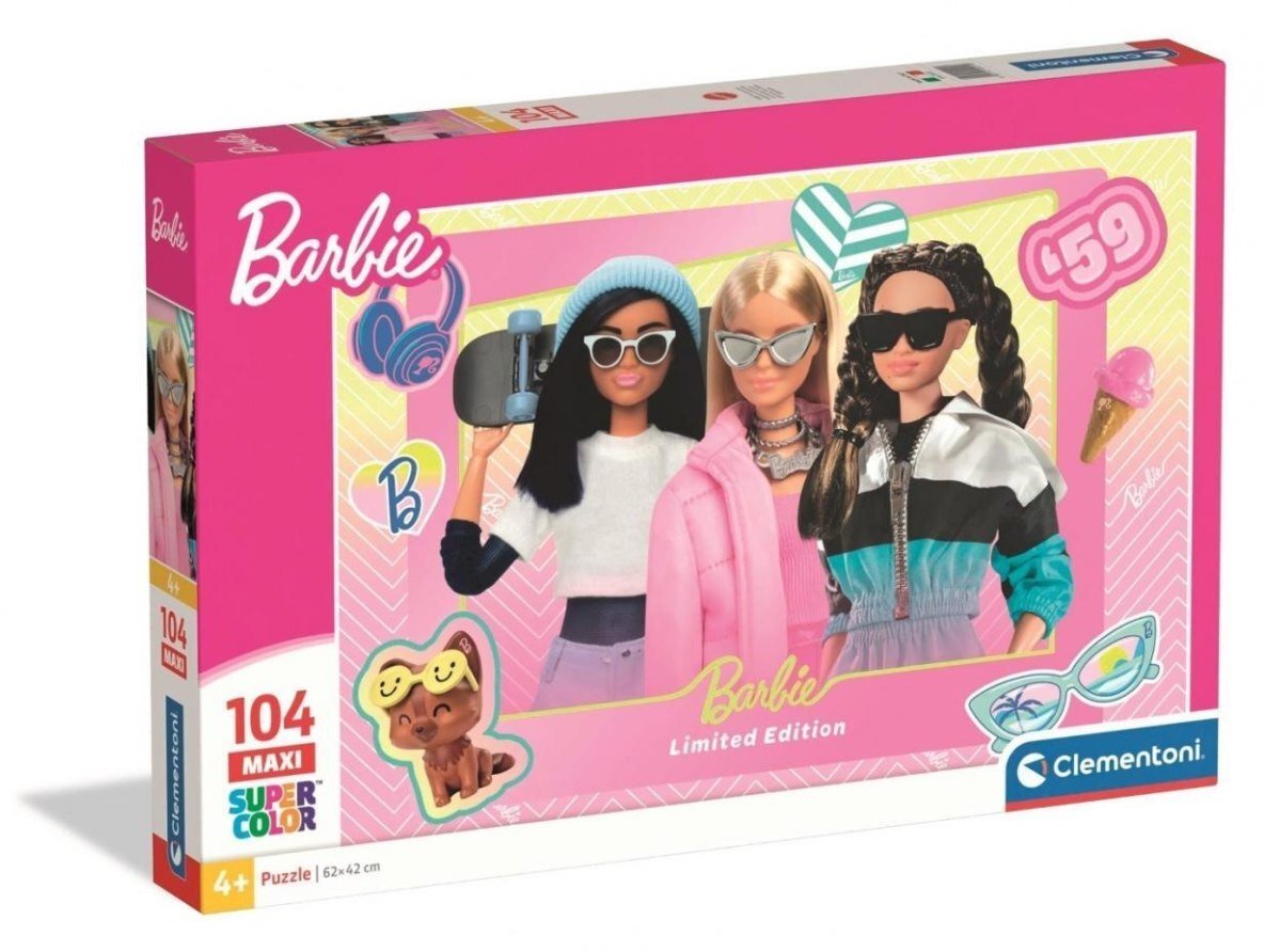 CLE puzzle 104 maxi SuperKolor Barbie 25015