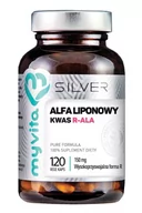 Suplementy naturalne - MyVita SILVER 100% Kwas Alfaliponowy R-ALA 150mg, 120kaps. 21PRJKWAA4 - miniaturka - grafika 1