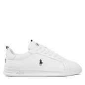 Sneakersy męskie - Sneakersy Polo Ralph Lauren 809860883006 Biały - miniaturka - grafika 1