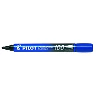 Przybory szkolne - Pilot Marker permanentny SCA-100 niebieski (12szt) 13 - miniaturka - grafika 1