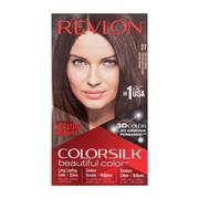 Farby do włosów i szampony koloryzujące - Revlon Colorsilk Beautiful Color farba do włosów Farba do włosów 59,1 ml + aktywator 59,1 ml + odżywka 11,8 ml + rękawiczki 27 Deep Rich Brown - miniaturka - grafika 1