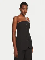 Bluzki damskie - Herskind Bluzka Jacqui 5406134 Szary Slim Fit - miniaturka - grafika 1