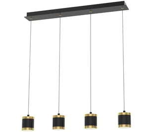 Wofi 7003-404-LED Żyrandol ściemnialny na lince TOULOUSE LED/34W/230V czarne/złoty - Lampy sufitowe - miniaturka - grafika 1