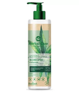 Farmona Herbal Care łagodzące mleczko micelarne KONOPIE z kolagenem, 400 ml - Mleczka do demakijażu - miniaturka - grafika 1