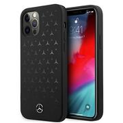 Etui i futerały do telefonów - Mercedes MEHCP12LSIPBK iPhone 12 Pro Max 6,7" czarny/black hardcase Silicone Stars Pattern Mer006994-0 - miniaturka - grafika 1