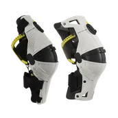 Akcesoria motocyklowe - Ortezy Kolanowe Mobius X8 Biało-Żółte Złamany Biały/ŻółtyXS - miniaturka - grafika 1