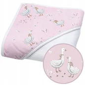 Okrycia kąpielowe dla dzieci - OKRYCIE KĄPIELOWE KAPTUREK 95x95 RĘCZNIK ANKRAS - miniaturka - grafika 1