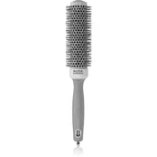 Szczotki i grzebienie do włosów - Olivia Garden Expert Blowout Speed Wavy Bristles szczotka do suszenia i modelowania włosów White/Grey 35mm - miniaturka - grafika 1