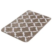 Dywaniki łazienkowe - Dywanik łazienkowy mikrofibra 45 x 70 cm Orient Taupe - miniaturka - grafika 1