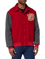 Kurtki męskie - United Colors of Benetton Kurtka męska 29ksun01h, czerwona 881, XXL - miniaturka - grafika 1