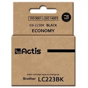 Tusze zamienniki - Actis Tusz KB-223BK (do drukarki Brother, zamiennik LC223BK standard 16ml czarny) EXPACSABR0049 - miniaturka - grafika 1